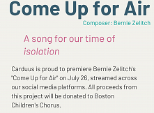 Carduus Choir and Composer Bernie Zelitch donate project proceeds to BCC! thumbnail Photo